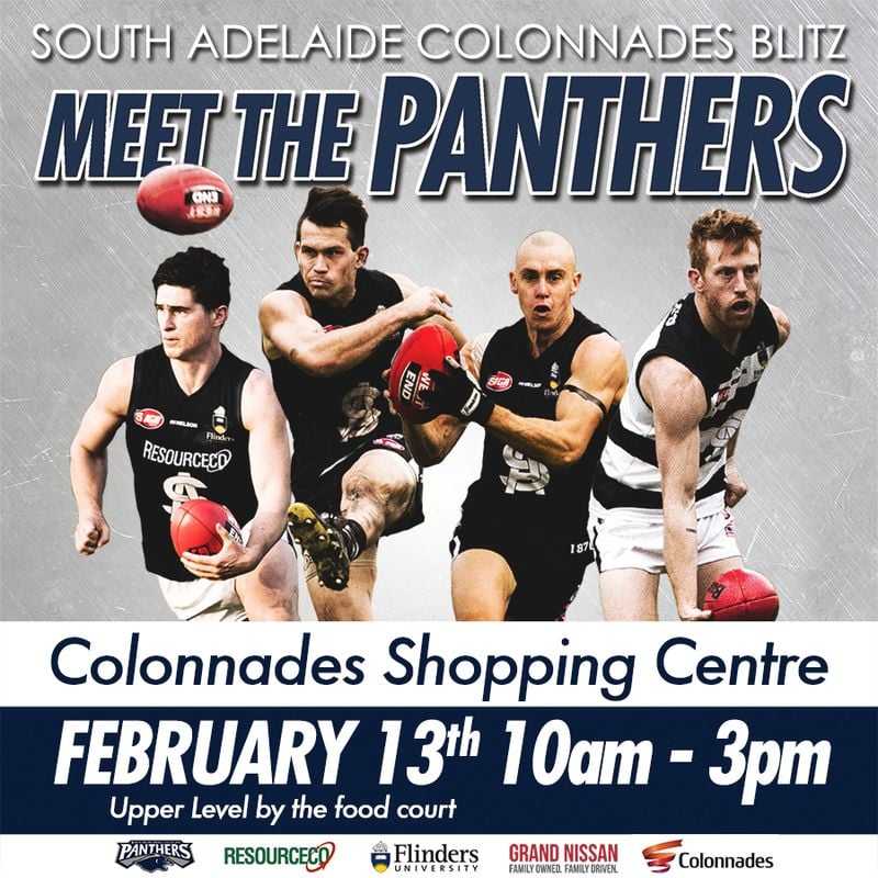 SAFC Colonnades Blitz - Meet the Panthers SAFC Colonnades Blitz - Meet the Panthers